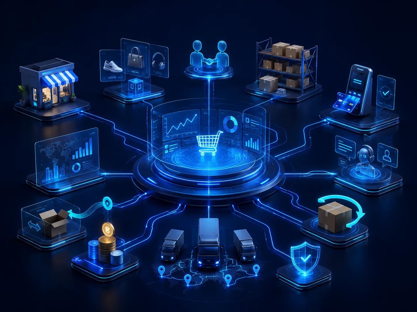 فريق عمليات السوق يدير البائعين على NovaCom